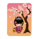 Recherche de sakura magnets Kokeshi