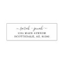 Search for return address labels rubber stamps Modern calligraphy