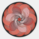 Search for black ribbon stickers Red