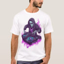 Search for dj skeleton tshirts Horror