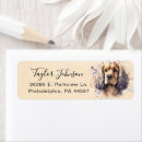 Search for cocker return address labels Dog