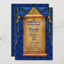 Search for scroll birthday invitations Elegant