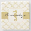 Recherche de motif vague dessous de verres Élégant