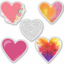 Search for diamond cut stickers Heart