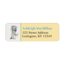 Search for blue striped return address labels Gender neutral