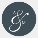 Search for ampersand wedding stickers Elegant