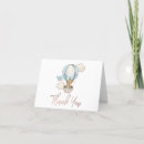 Search for clouds thank you cards Hot air balloon