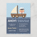 Search for little sailor baby shower invitations Sail boat