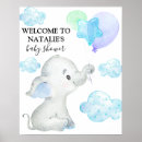Search for elephant baby shower posters Boy