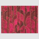 Search for art deco tissue paper Red