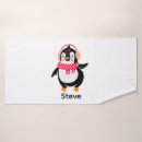 Search for penguin christmas bath towels Santa claus