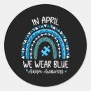 Search for autism rainbow stickers Neurodiverse