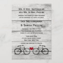 Recherche de vintage vélo invitations Coeur