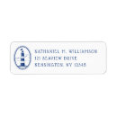 Search for nautical navy return address labels Minimalist