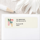 Search for baubles return address labels Colourful