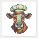 Search for culinary square stickers Foodie