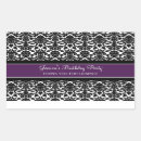 Search for purple name tags stickers Birthday