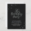 Search for milestone 50th birthday invitations Typography