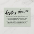 Search for display shower enclosure cards Gender neutral