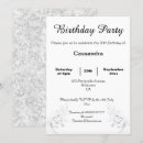 Search for black white silver invitations Grey