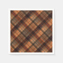 Search for brown plaid napkins Retro