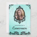 Recherche de turquoise quinceanera invitations 15e