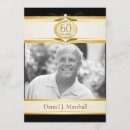 Search for retirement 60th birthday invitations Gold