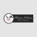 Search for barber name tags Scissors