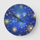 Recherche de flocons neige horloges Motif