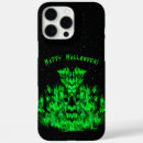 Recherche de monstre vert iphone coques Halloween