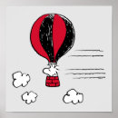 Recherche de motif rouge posters Snoopy