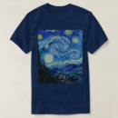 Search for starry night tshirts Vincent van gogh