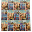 Search for california shower curtains Retro