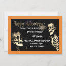 Recherche de heureux halloween invitations Squelette