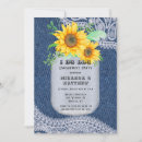 Search for denim and white invitations Rustic