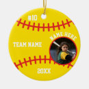 Search for softball ornaments Yellow