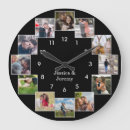 Search for photo collage clocks Black