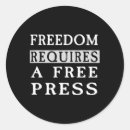 Search for freedom is not free stickers Usa
