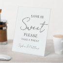 Search for candy tabletop signs Elegant
