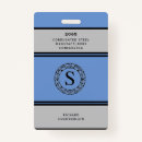 Search for conference badges Blue