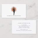 Search for woman silhouette business cards Makeup