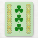 Search for three leafed clovers mousepads Three leaf clover