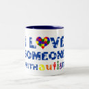 Search for someone with autism mugs Awareness