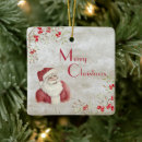Recherche de vintage santa ornements Joyeux