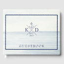 Search for anchor wedding guest books Navy blue