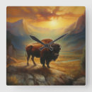 Recherche de bison horloges Wyoming
