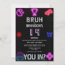 Search for video game birthday invitations Trendy