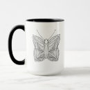 Search for tangle art mugs Butterfly