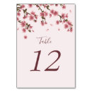 Search for cherry blossom wedding table cards Floral