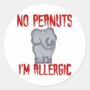 Search for allergy awareness stickers Peanut free